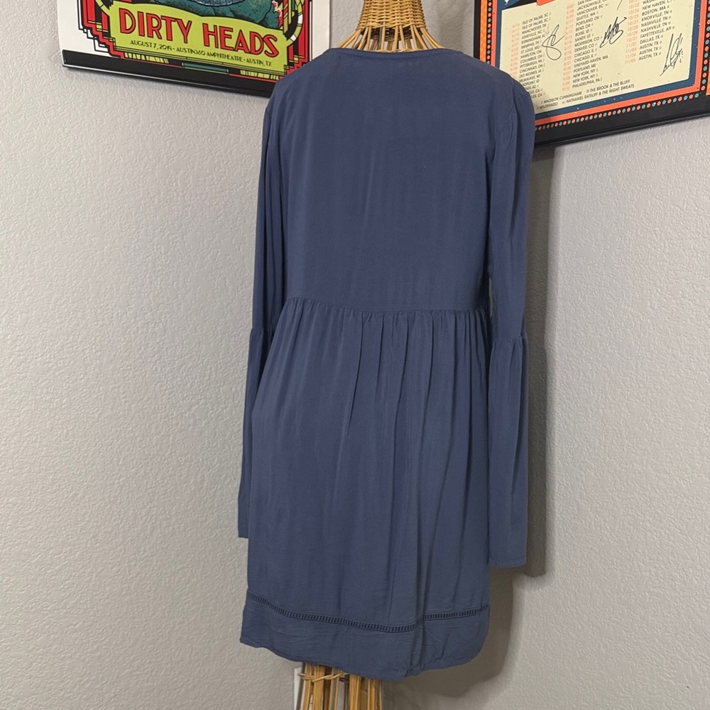 Knox Rose Blue Embroidered Dress - Picture 4 of 5